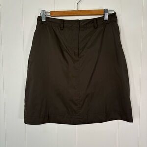 Armani Exchange Green Nylon Skirt 8